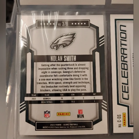 Philadelphia Eagles Assorted 9 Mint Cards - Picture 15 of 16